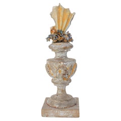 17th Century Italian Vase with a Chesapecten Shell & Free-Forming Copper