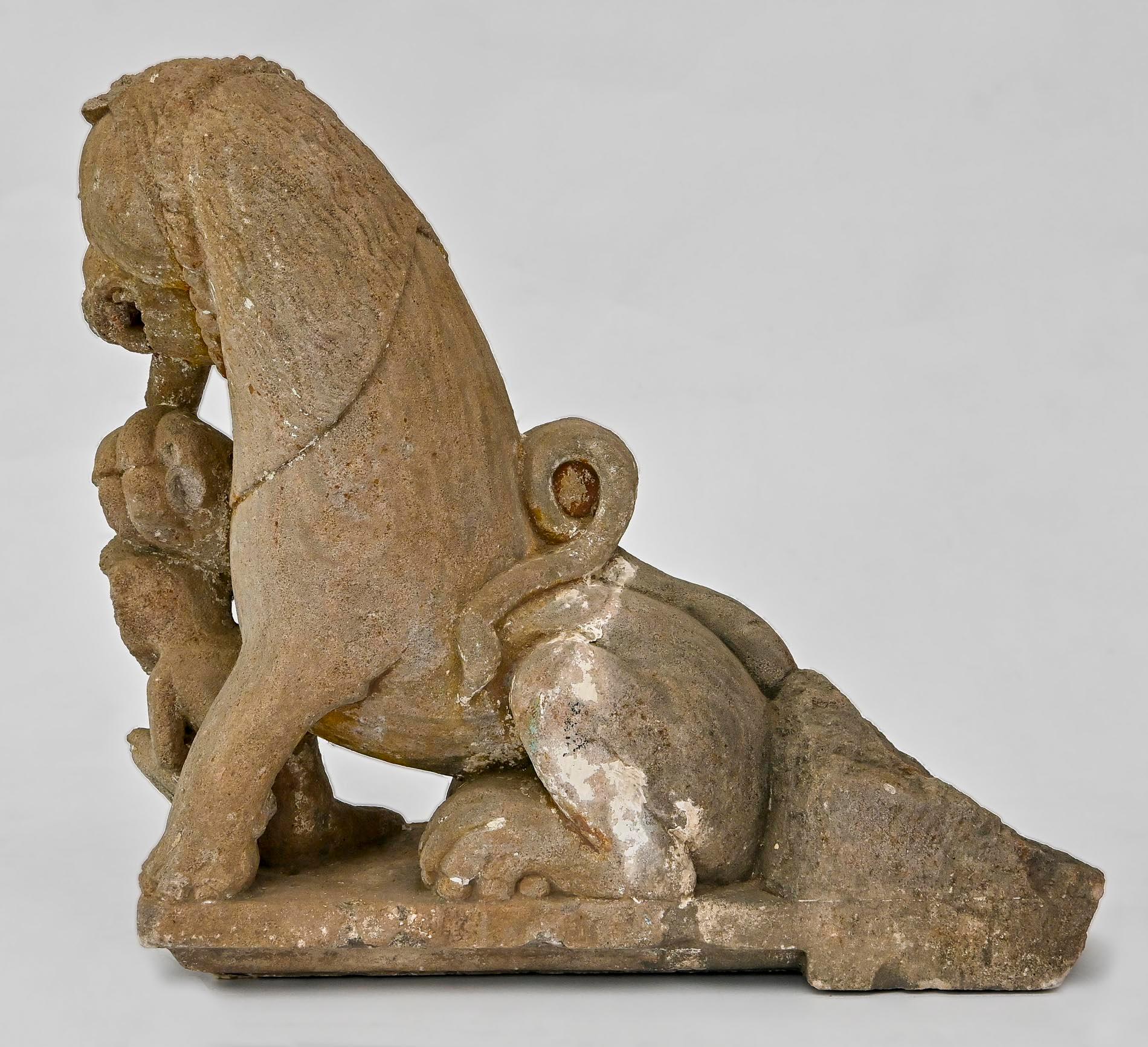 ancient monkey statue