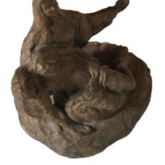 17th Century Italy Small Bronze Technique Lost Wax "La Pietà" by Stefano Landi