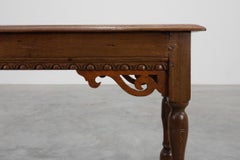 17th century Jacobean carved oak bench, UK