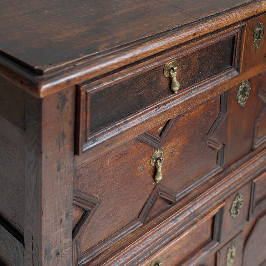 British 17th Century Jacobean Chest of Drawer For Sale