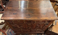 17th Century Jacobean Oak Chest on Frame