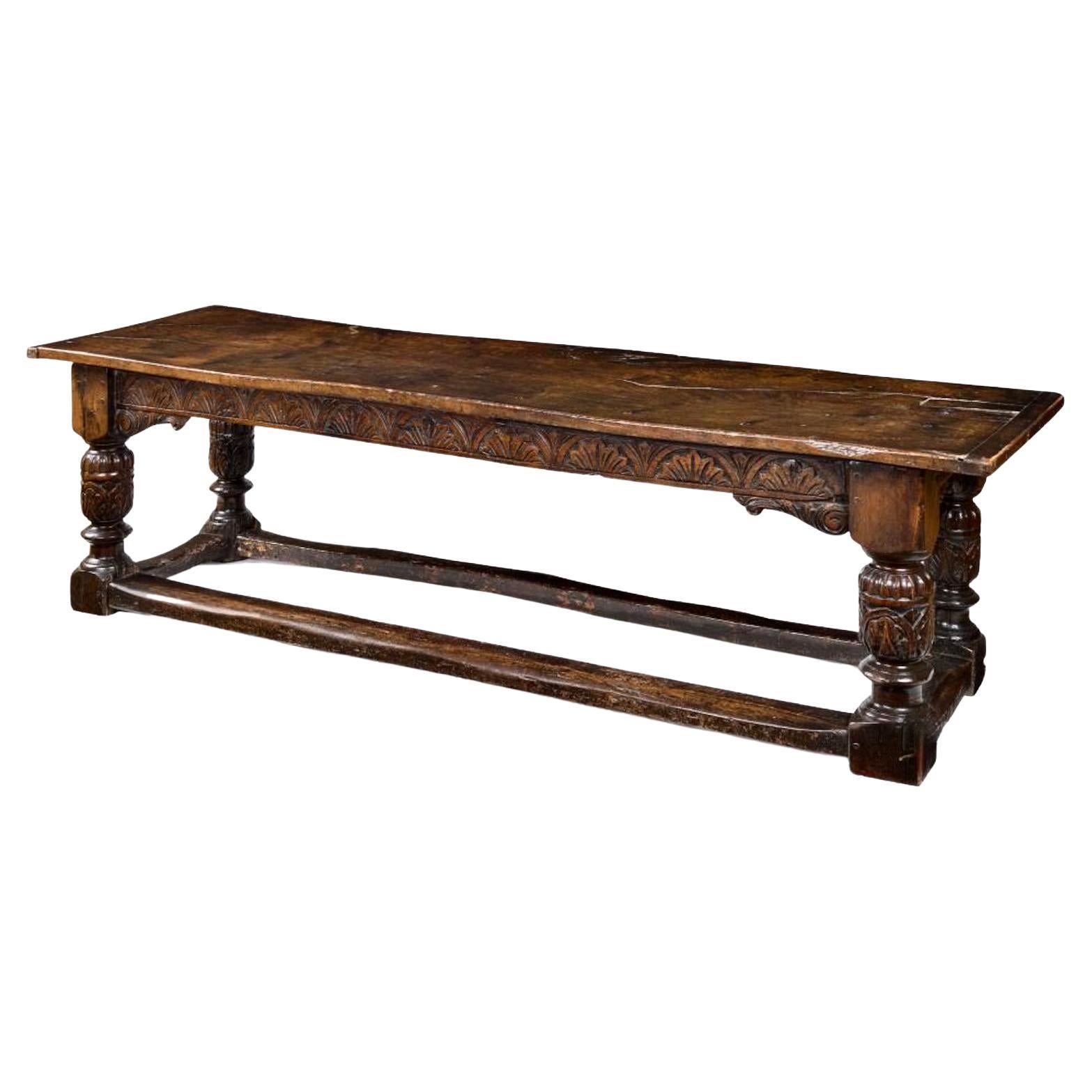 17th Century Jacobean Oak Refectory Table