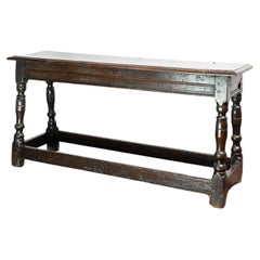 Antique 17th Century, James I Joined Oak Bench, England, Circa 1603 - 1625