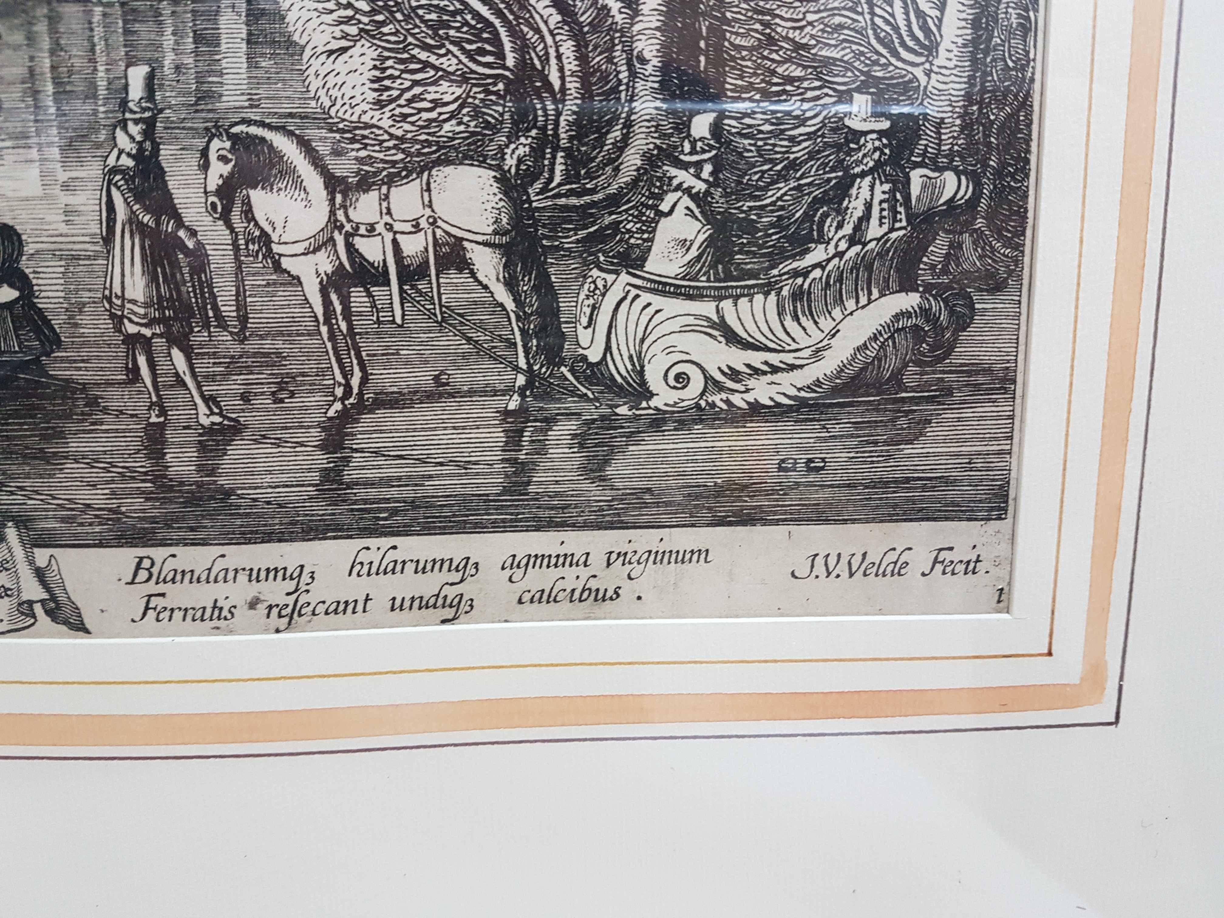 Paper 17th Century Jan Van De Velde Print 