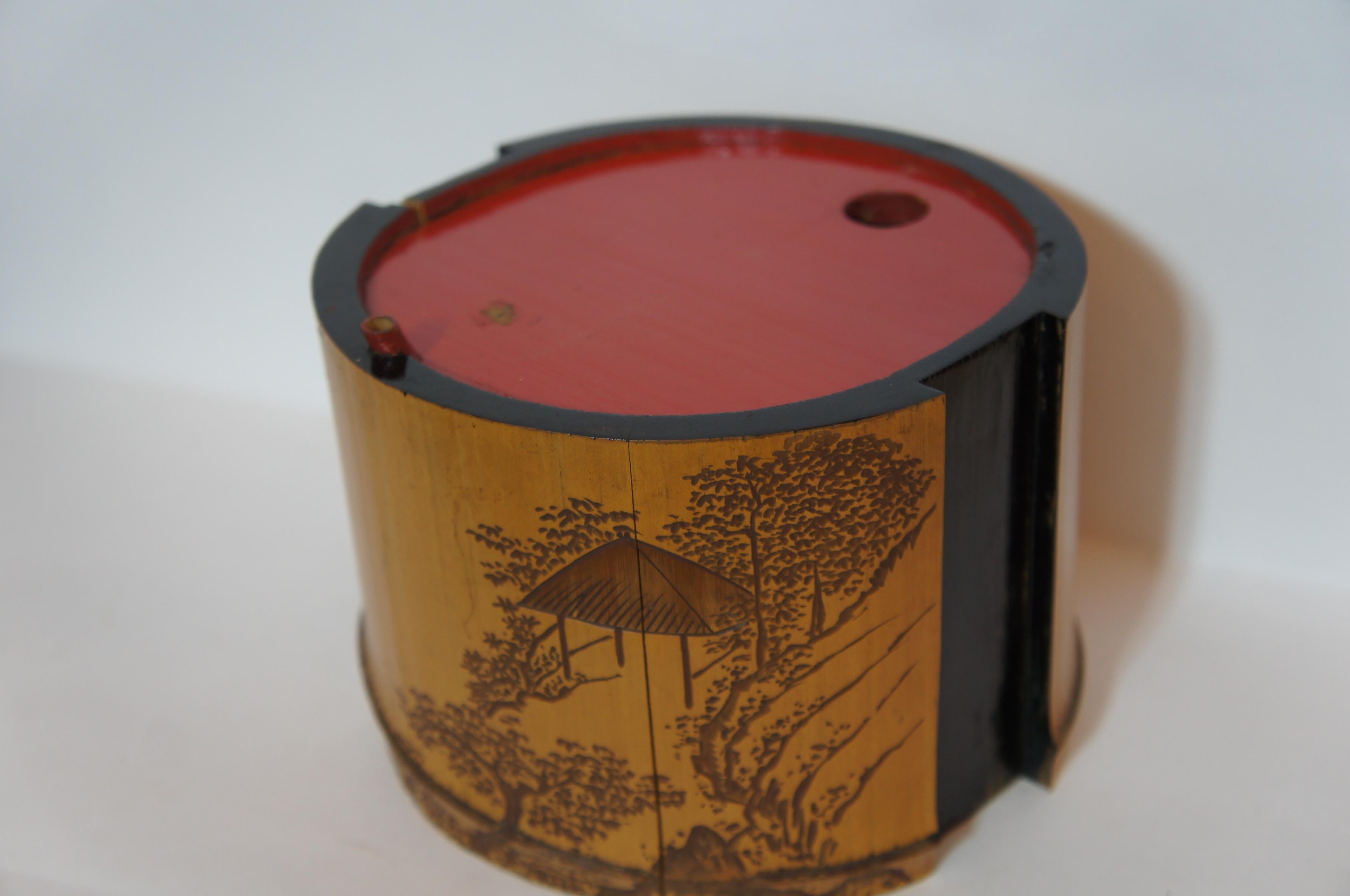 17th Century Japanese Bento Box for Cherry Blossom Viewing Party  For Sale 4