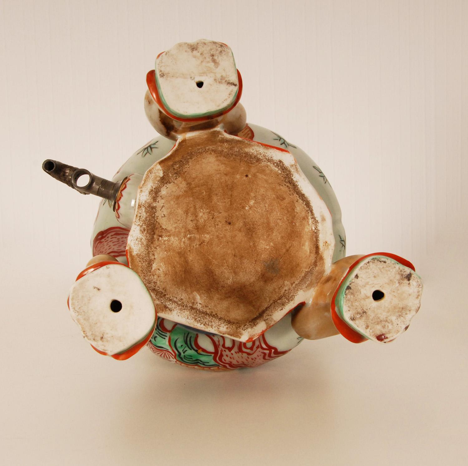 17th Century Japanese Ceramic Coffee Pot Porcelain Arita by Samson