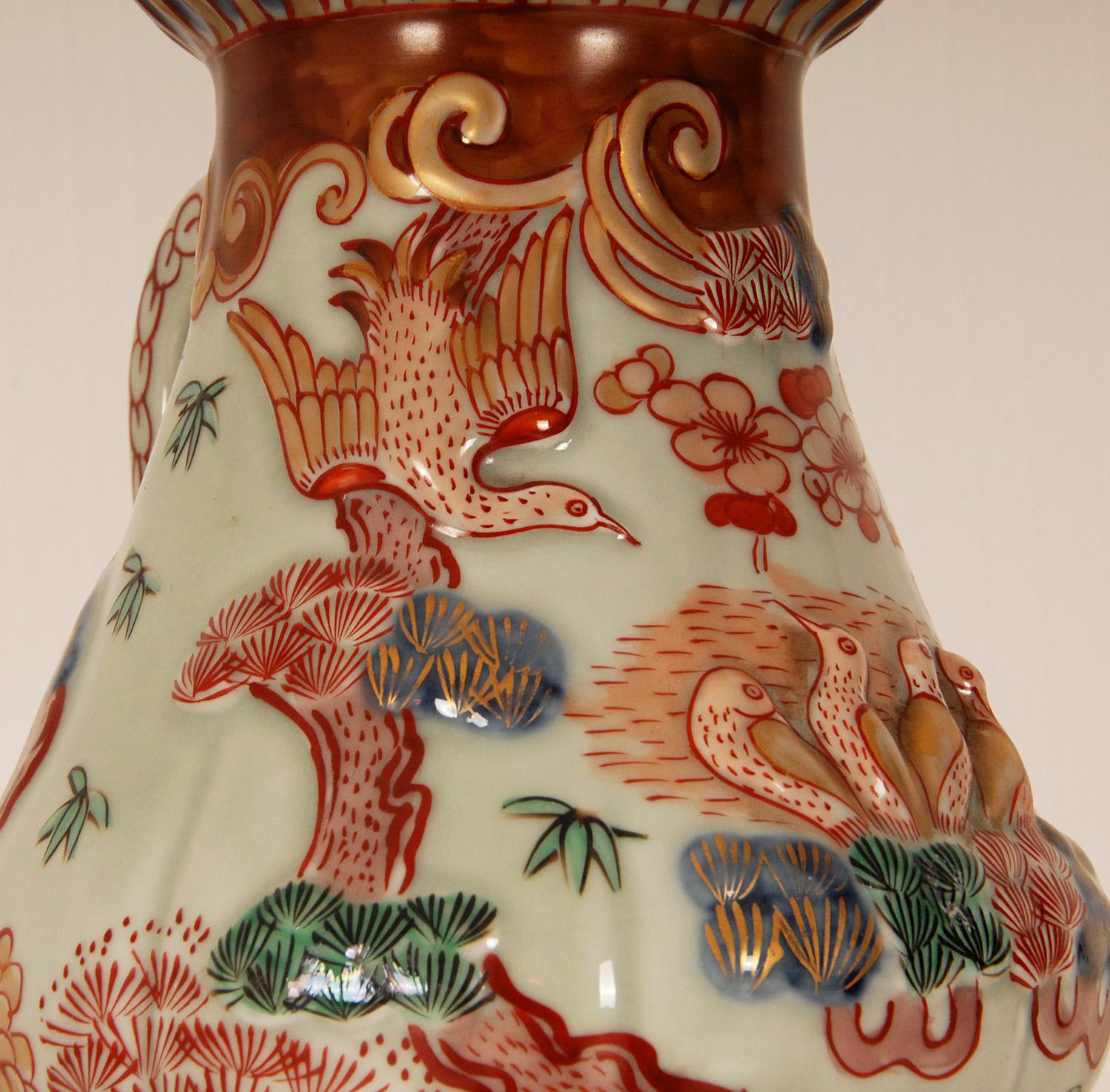 Japanische Keramik-Kaffeekanne Arita aus dem 17. Jahrhundert von Samson Paris  (Neobarock) im Angebot