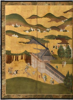 17th Century Japanese Folding Screen