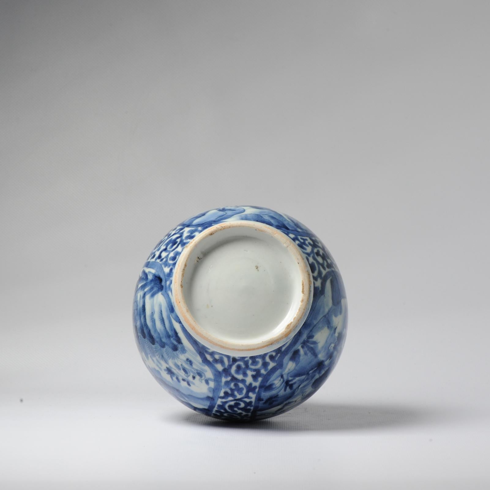17th century Japanese Porcelain Figural Jug Blue White Dish Antique For Sale 9