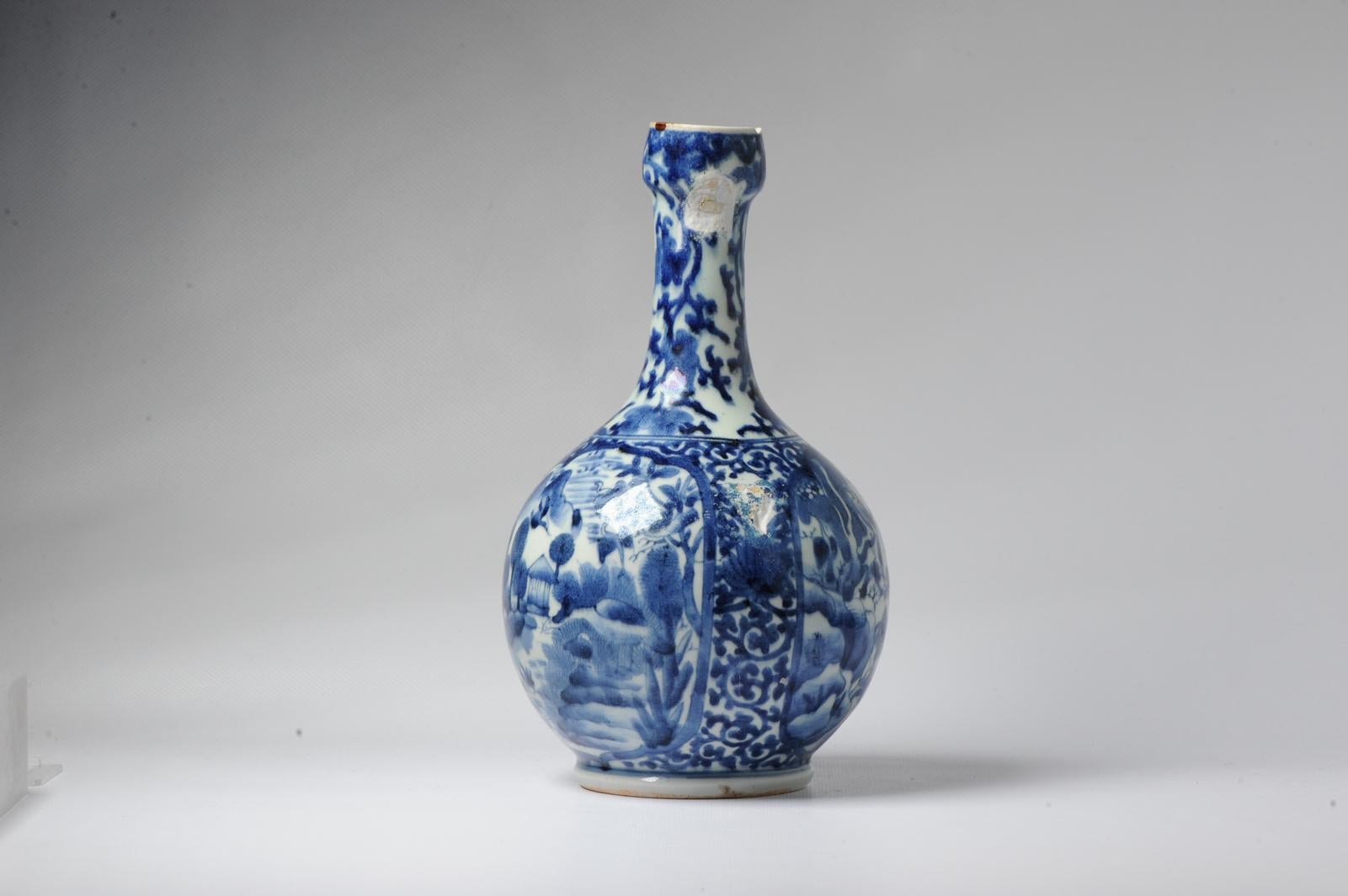 17th century Japanese Porcelain Figural Jug Blue White Dish Antique For Sale 4