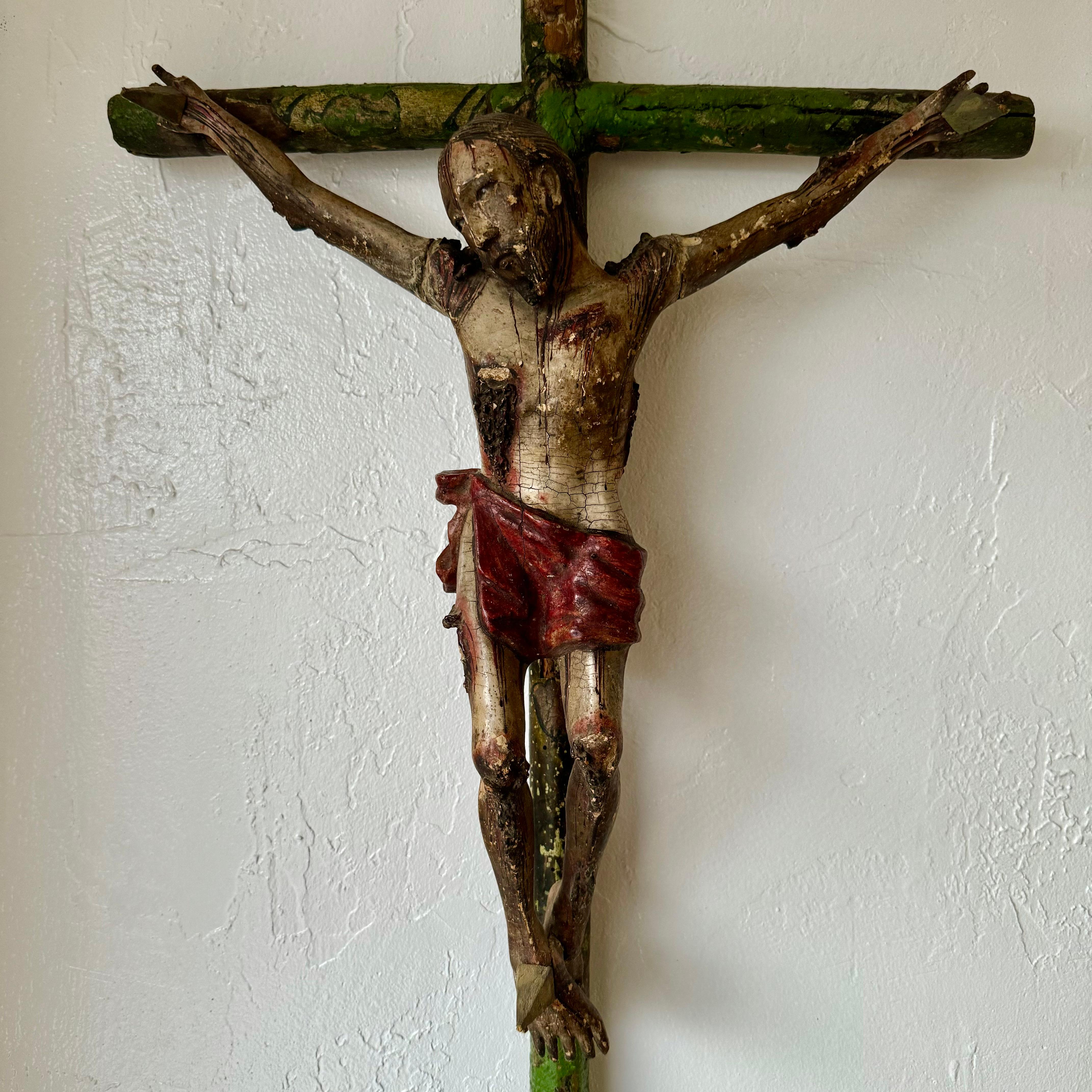 Artisanat Sculpture Jésus-Christ Santos du 17e siècle en vente