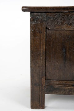 17th Century Joined Oak Coffer