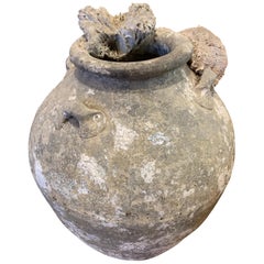 Antique 17th Century Large Barnacle Covered Jug, Vietnam