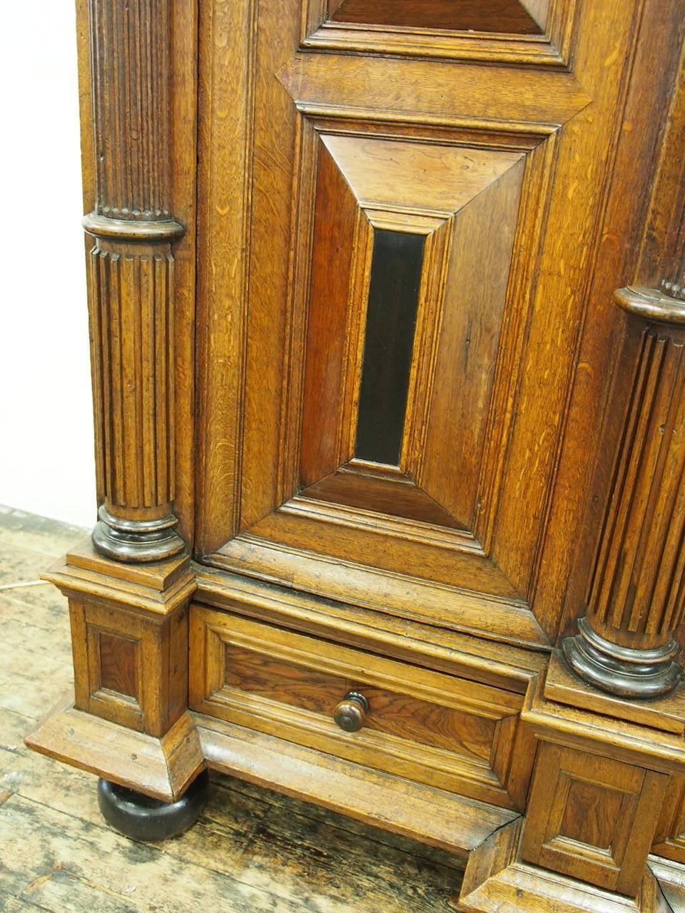 17th Century Large Dutch Oak Armoire or Cabinet 7
