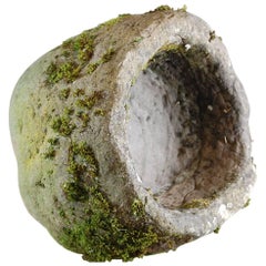 17th Century Large Stone Mortar Antique 17th Century Large Stone Mortar