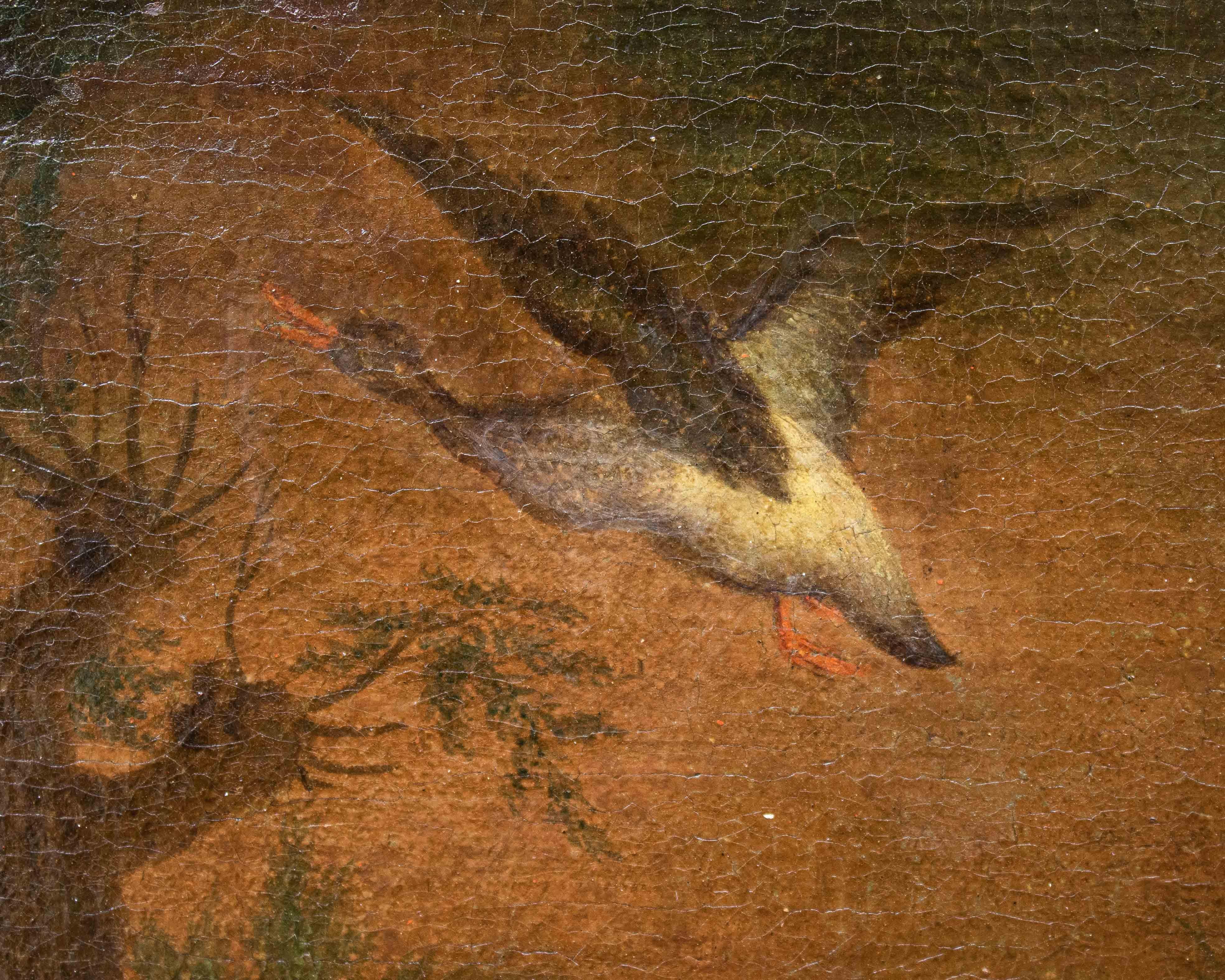 17. Jahrhundert Live Nature Paar Gemälde Öl auf Leinwand Flemish School im Angebot 4
