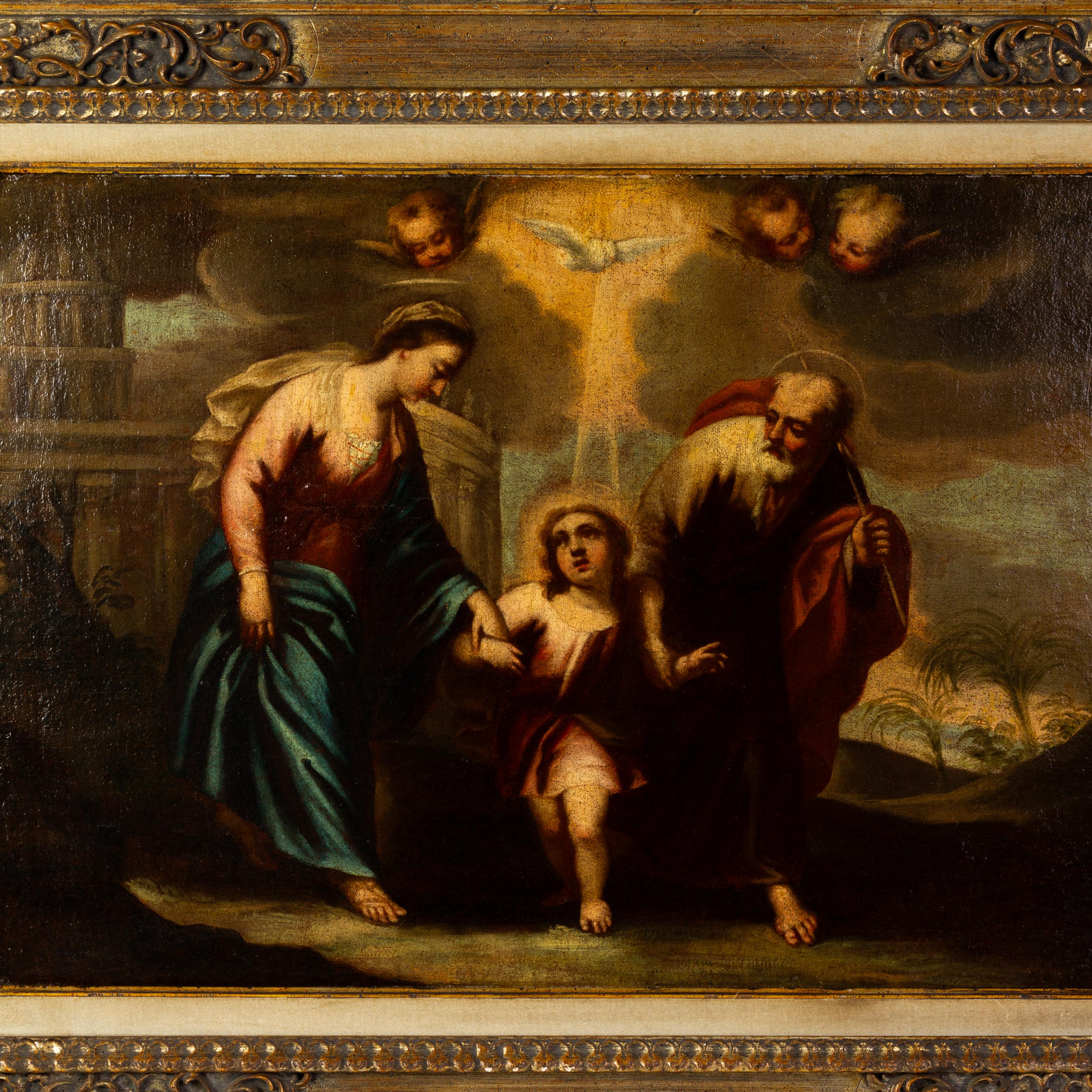 In good condition
From a private collection
Free international shipping
17th Century Lombard Old Master Flight into Egypt 
