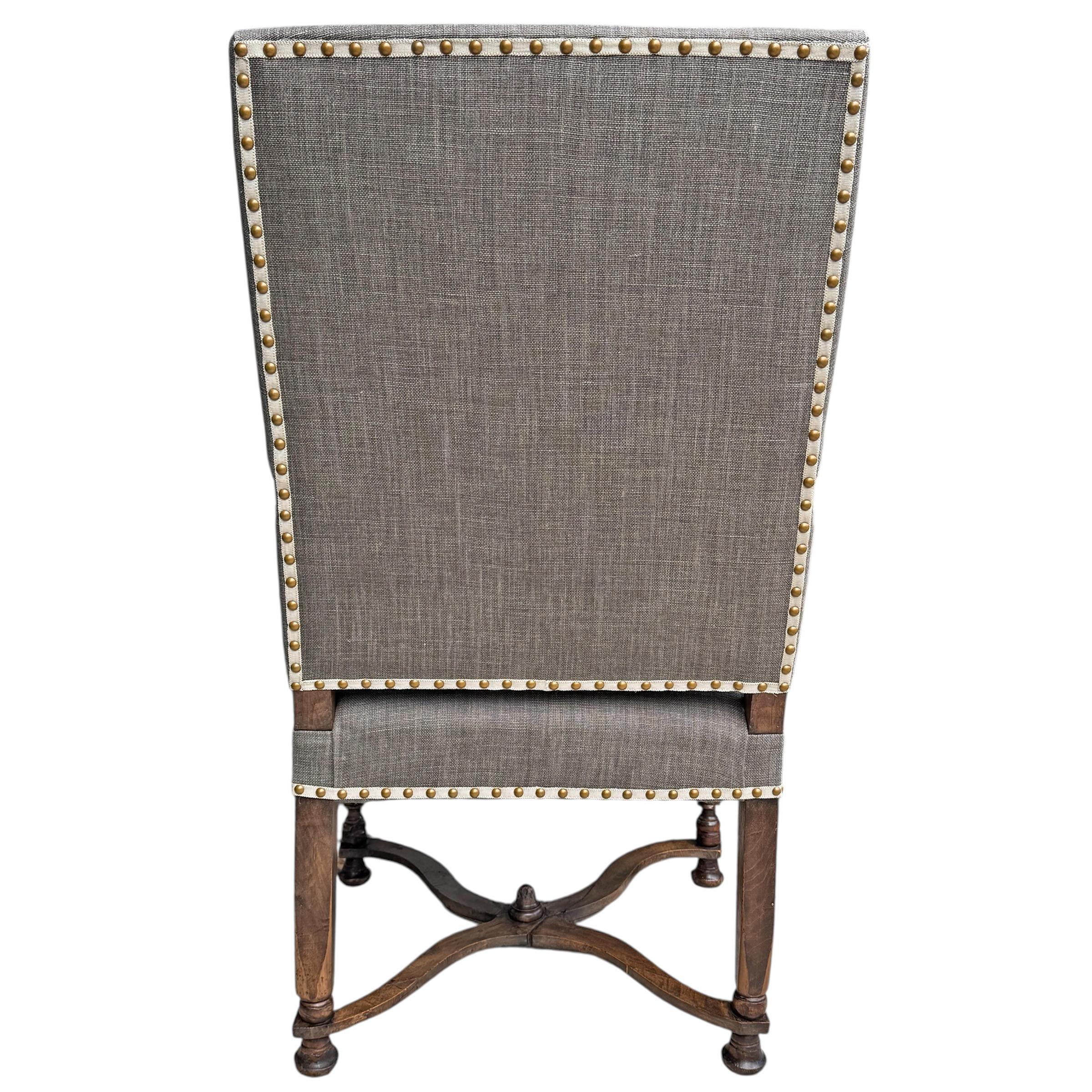 Lin Fauteuil Louis XIII du 17ème siècle en vente