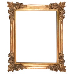 17th Century Louis XIV Large Giltwood Frame