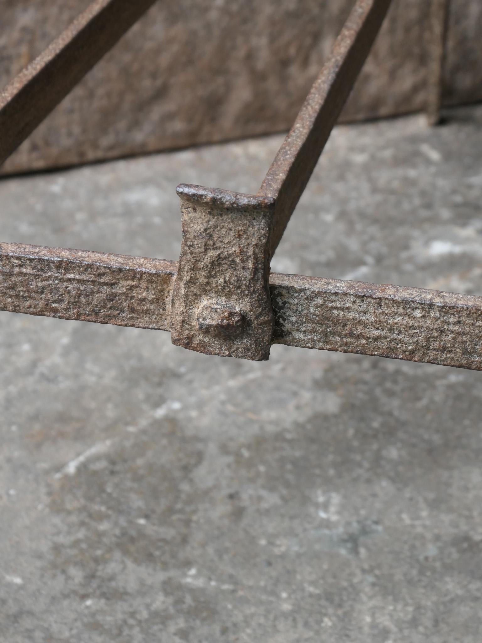 Wrought Iron 17th Century Louis XIV Period Trivet For Sale