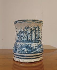 17th CENTURY MAJOLICA ALBARELLO