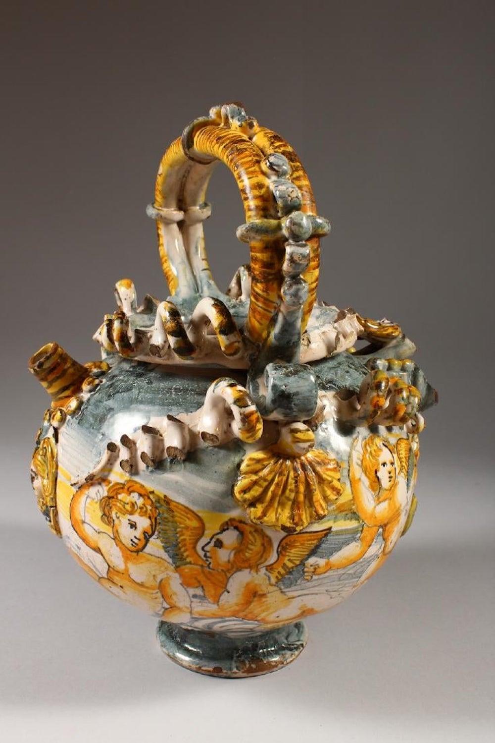 17th Century Majolica Wet Drug Jar 9