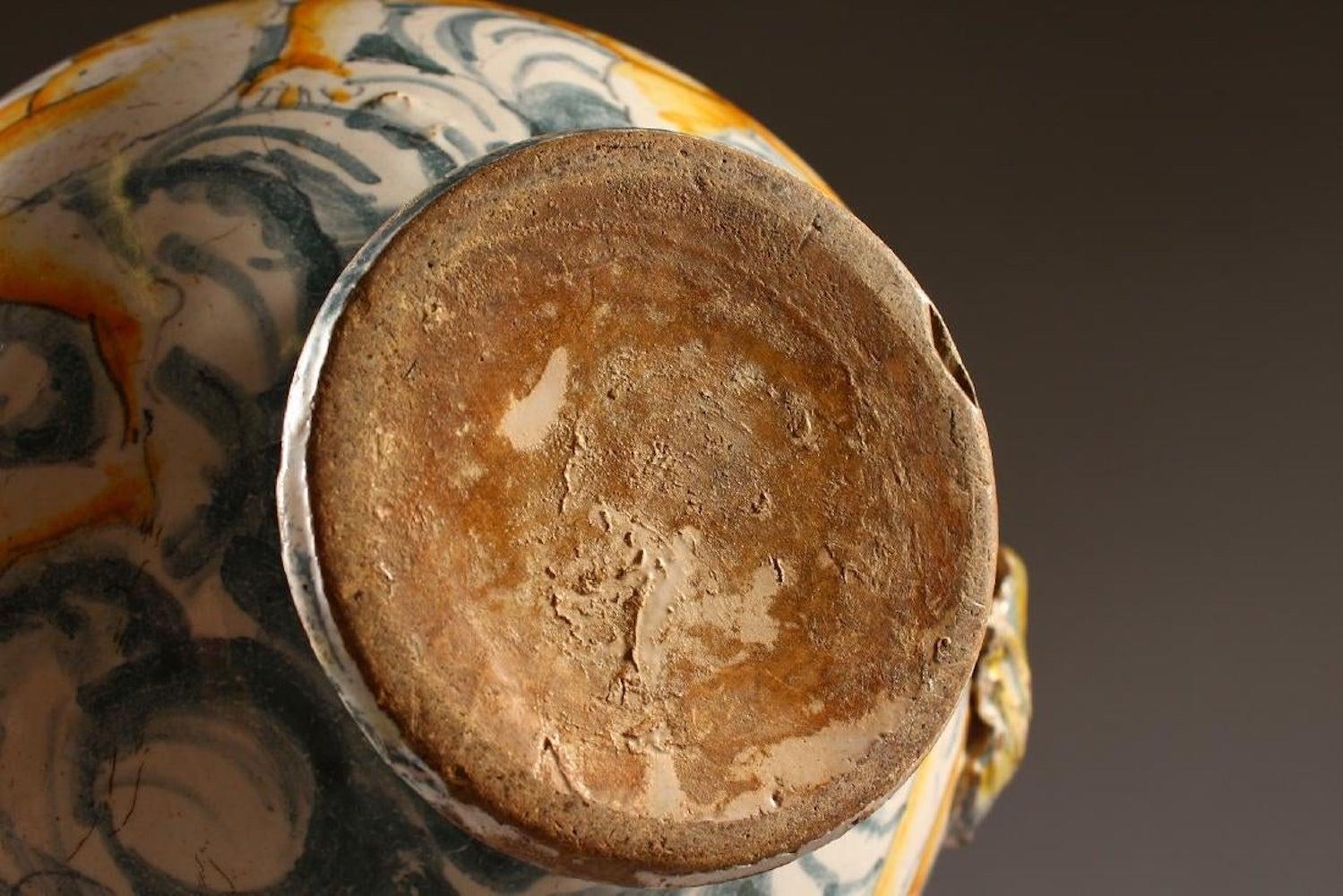 17th Century Majolica Wet Drug Jar 11