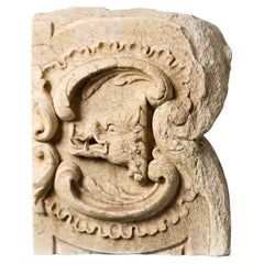 Marmor-Eberkopf-Skulptur aus dem 17.
