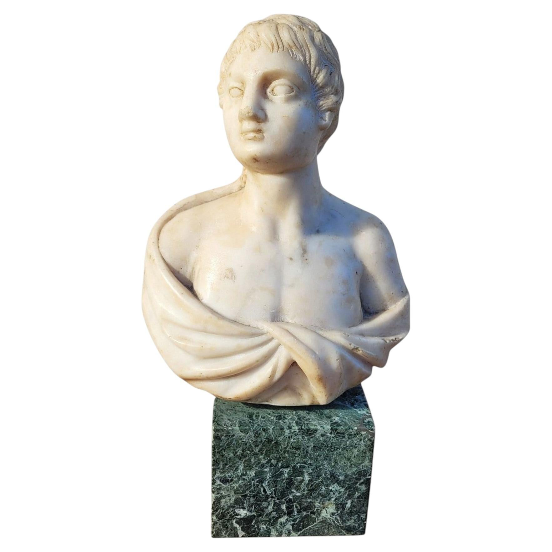 17th-century Marble Bust of a man