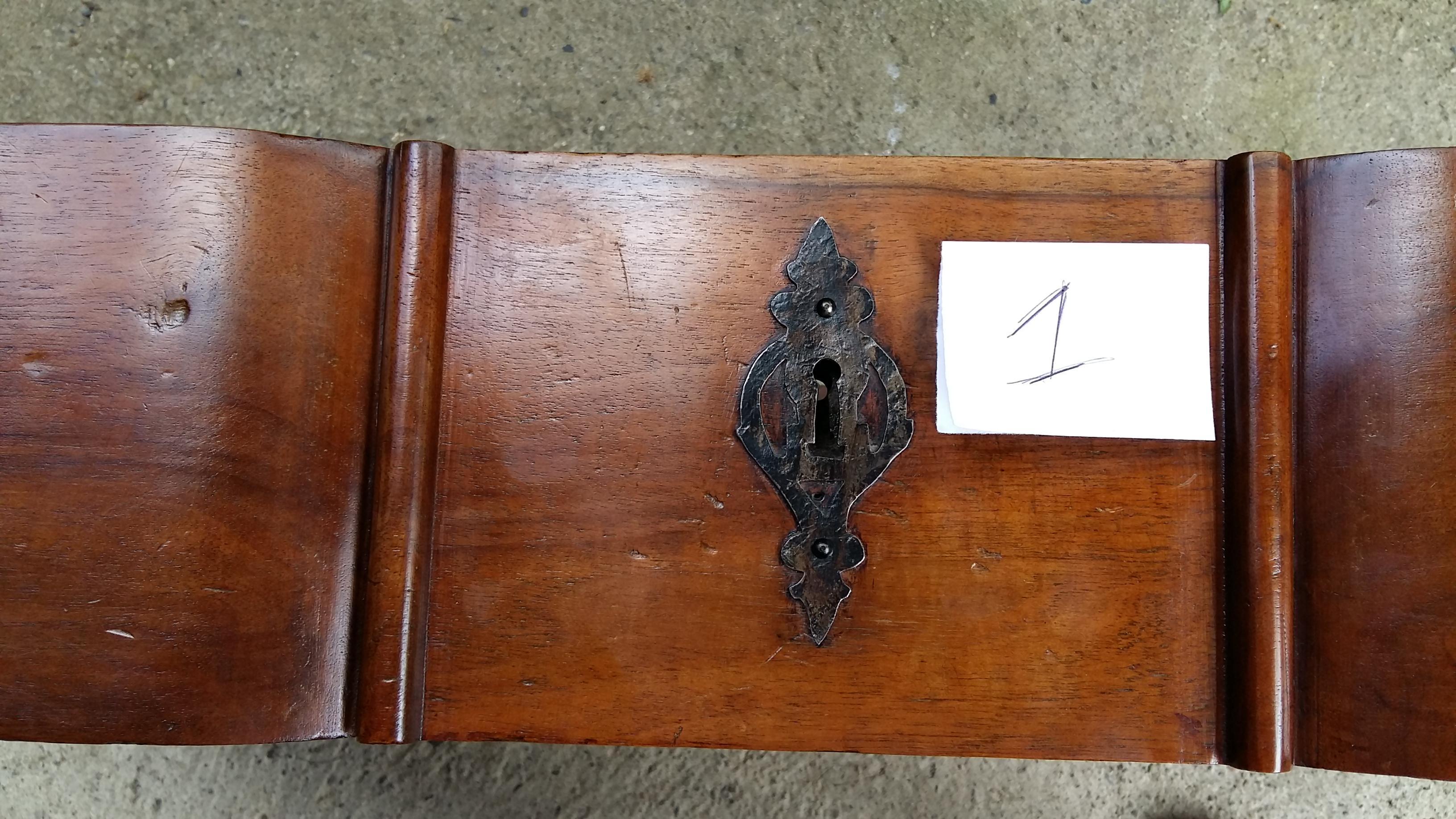 18th Century and Earlier 17th Century Mazarine Walnut Louis XIV Commode, France For Sale