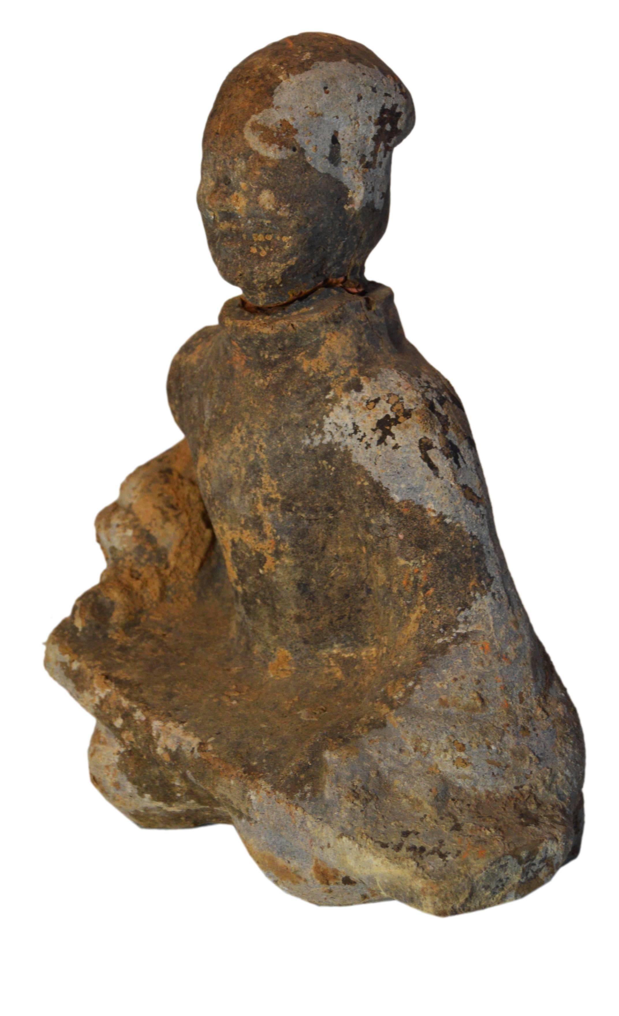 statue of seated scribe statue of seated scribe