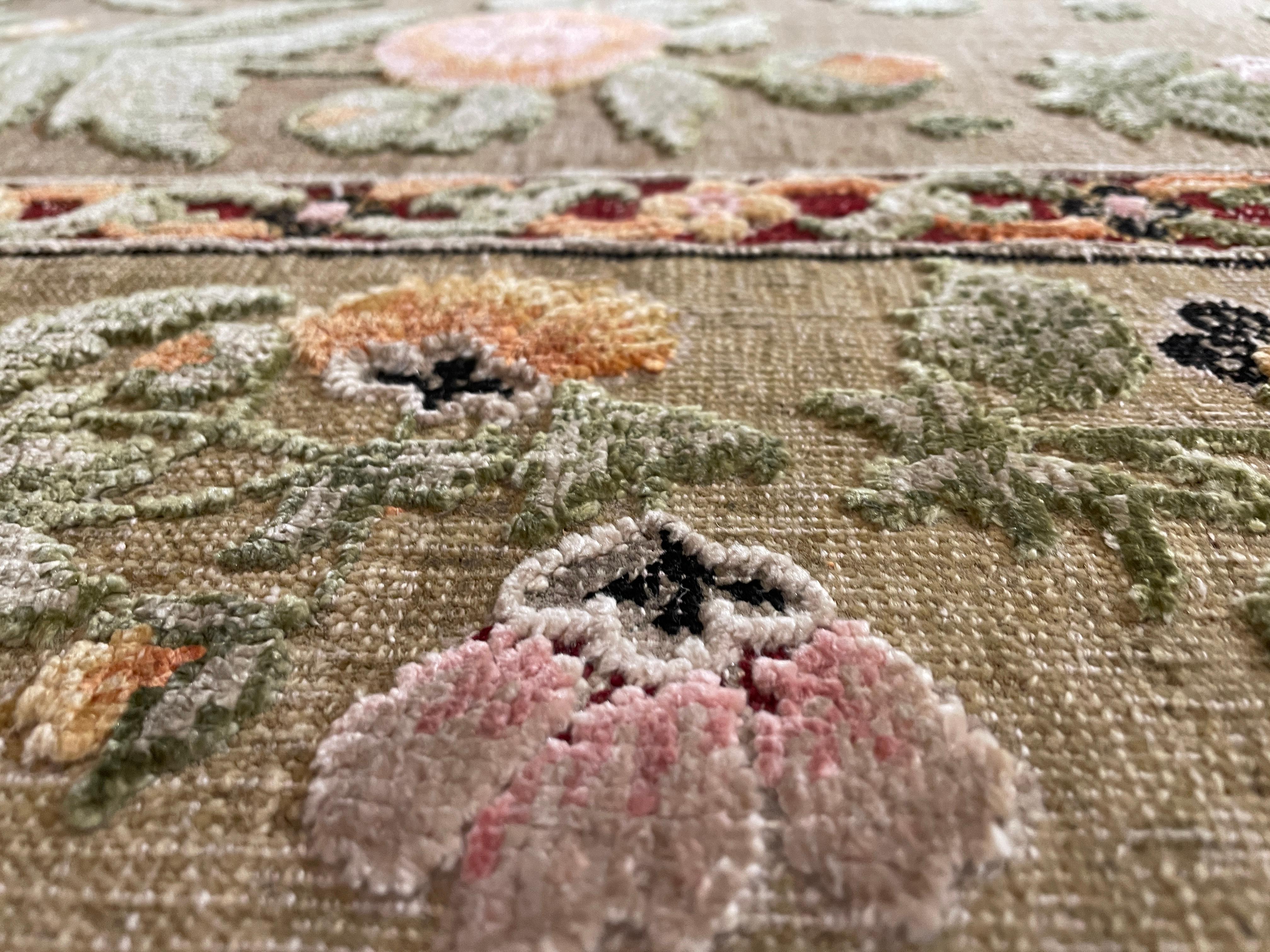 Mughal No. 01 Rug by Knots Rugs, Hand-Knotted Silk & Wool, Limited Edition For Sale 6