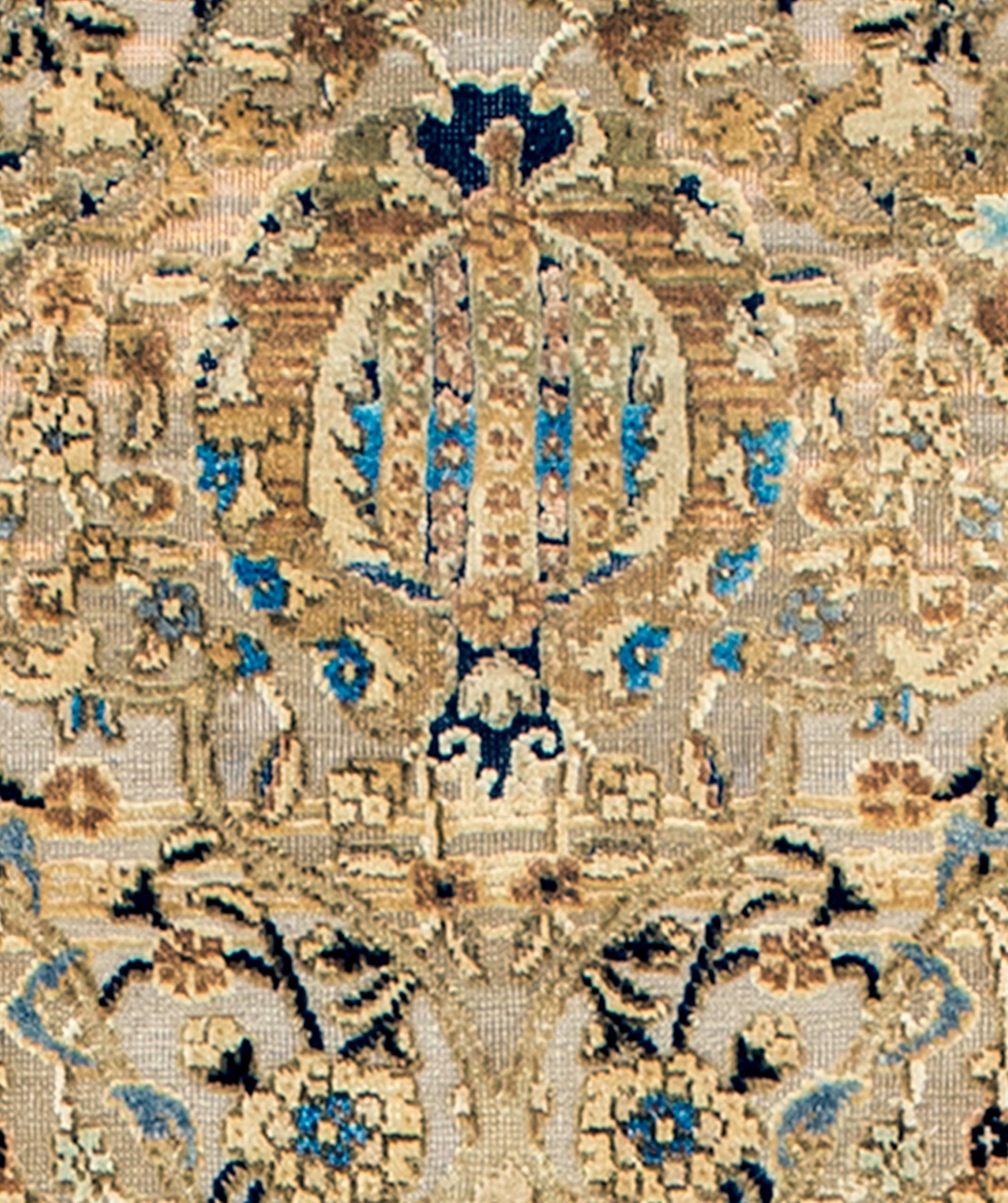Polonaise No. 01 Rug by Knots Rugs, Hand-Knotted Silk & Wool, Limited Edition In New Condition For Sale In London, GB