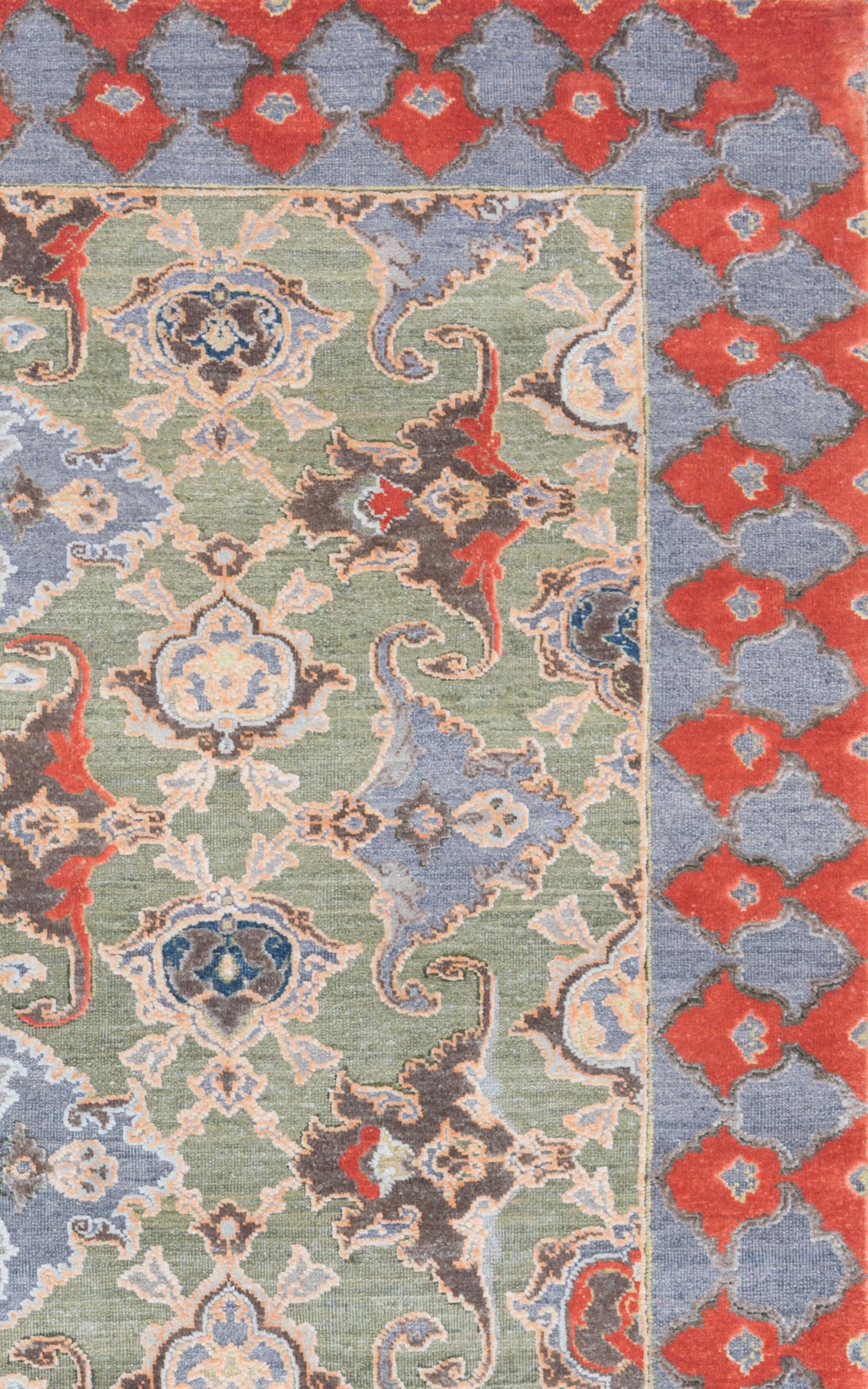 Hand-Knotted 17th Century Modern, Polonaise No.05 For Sale