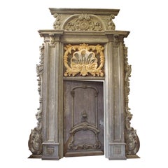 17th Century Monumental Door and Frame Fully Restored
