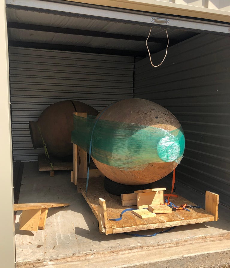 17th Century Monumental Spanish Winemaking Jar or Tinaja, Wide Profile