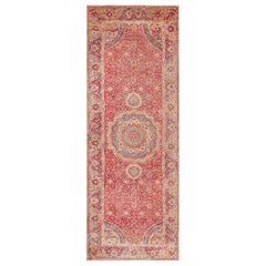 Nazmiyal Collection 17th Century Mughal Gallery Carpet. Size: 9 ft x 24 ft 8 in 