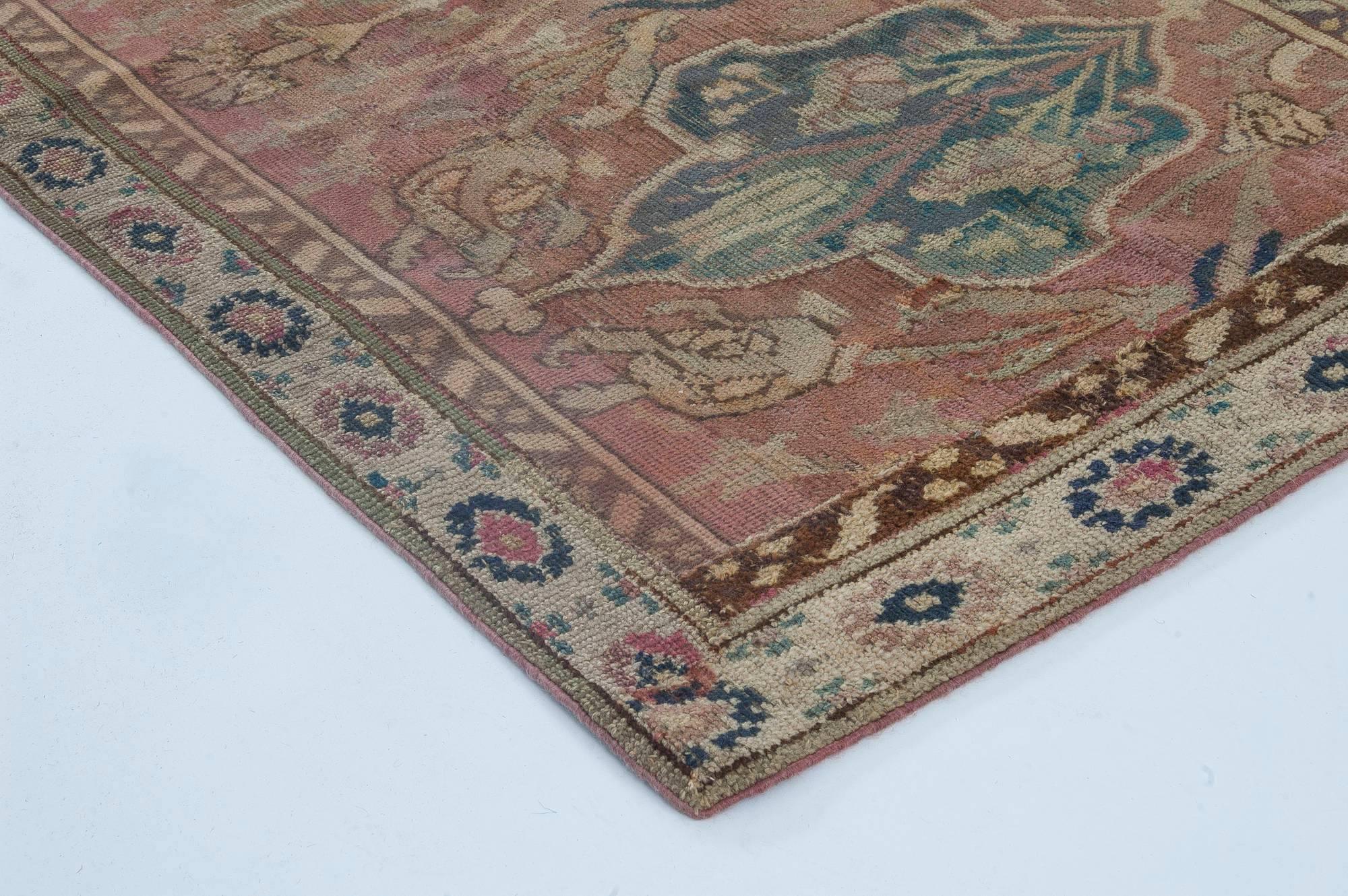 Authentic 17th Century Narrow Cairene Wool Runner In Good Condition For Sale In New York, NY