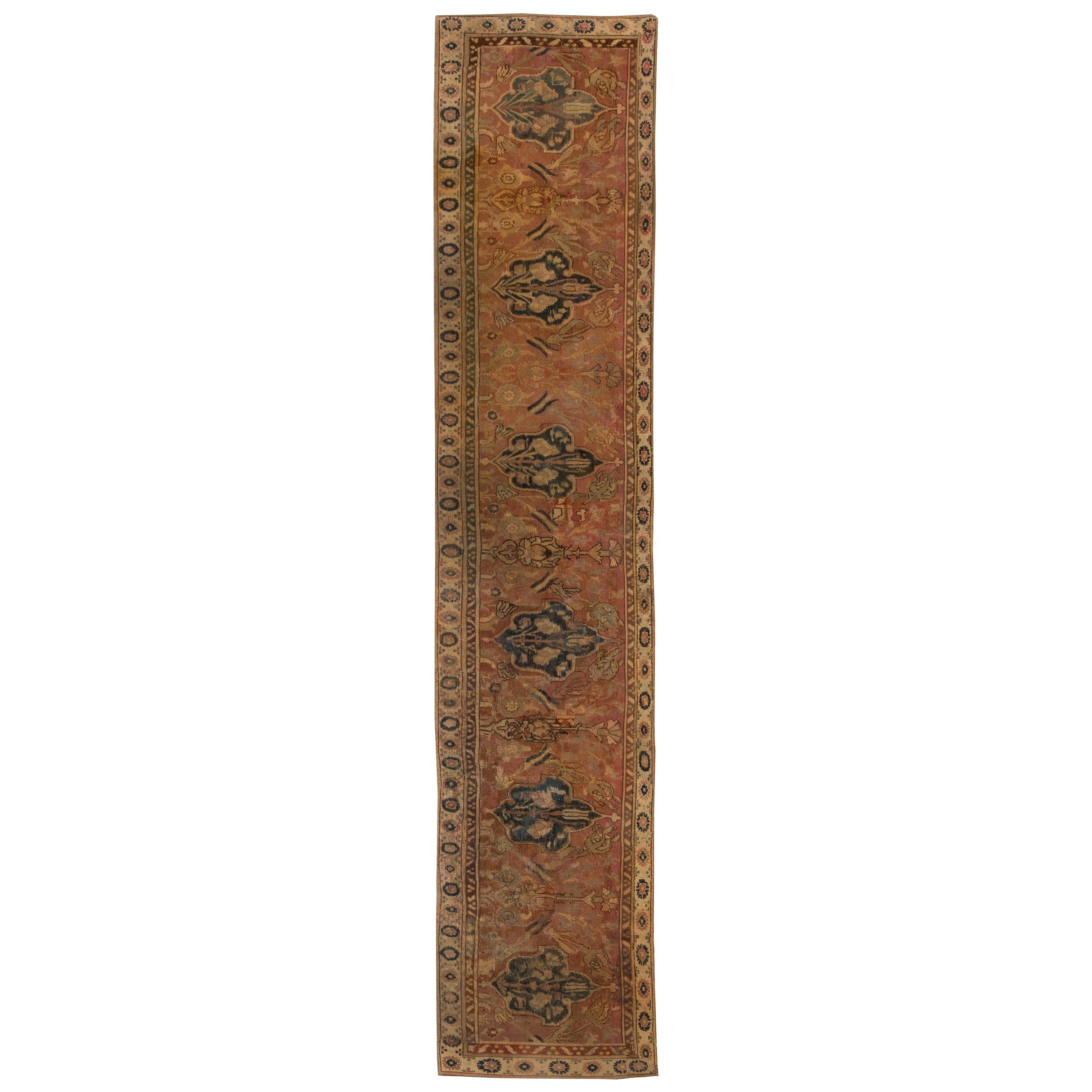 Authentic 17th Century Narrow Cairene Wool Runner For Sale
