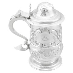 17th Century Newcastle Sterling Silver Tankard