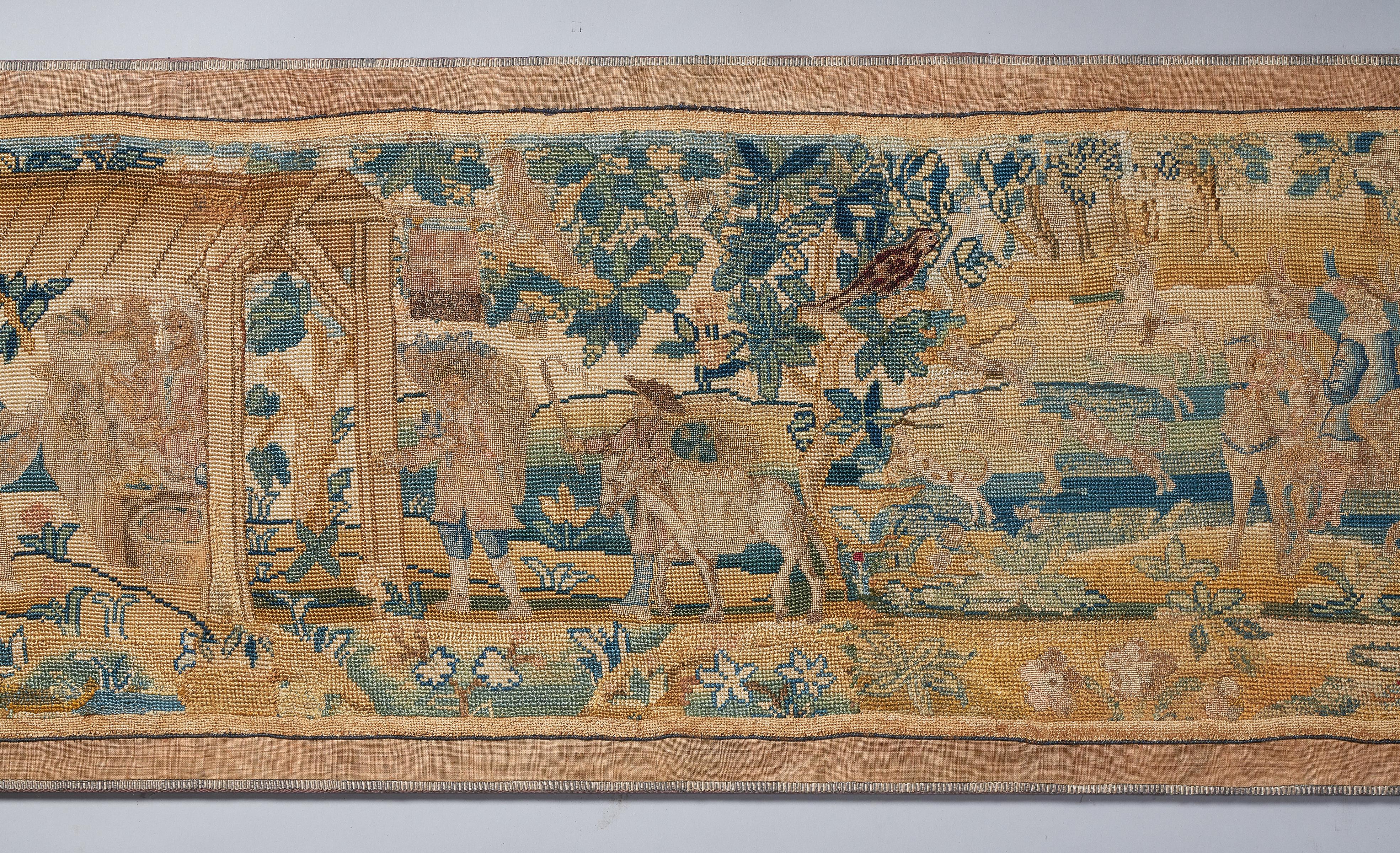 Baroque 17th Century North Italian Needlework Tapestry, circa 1680