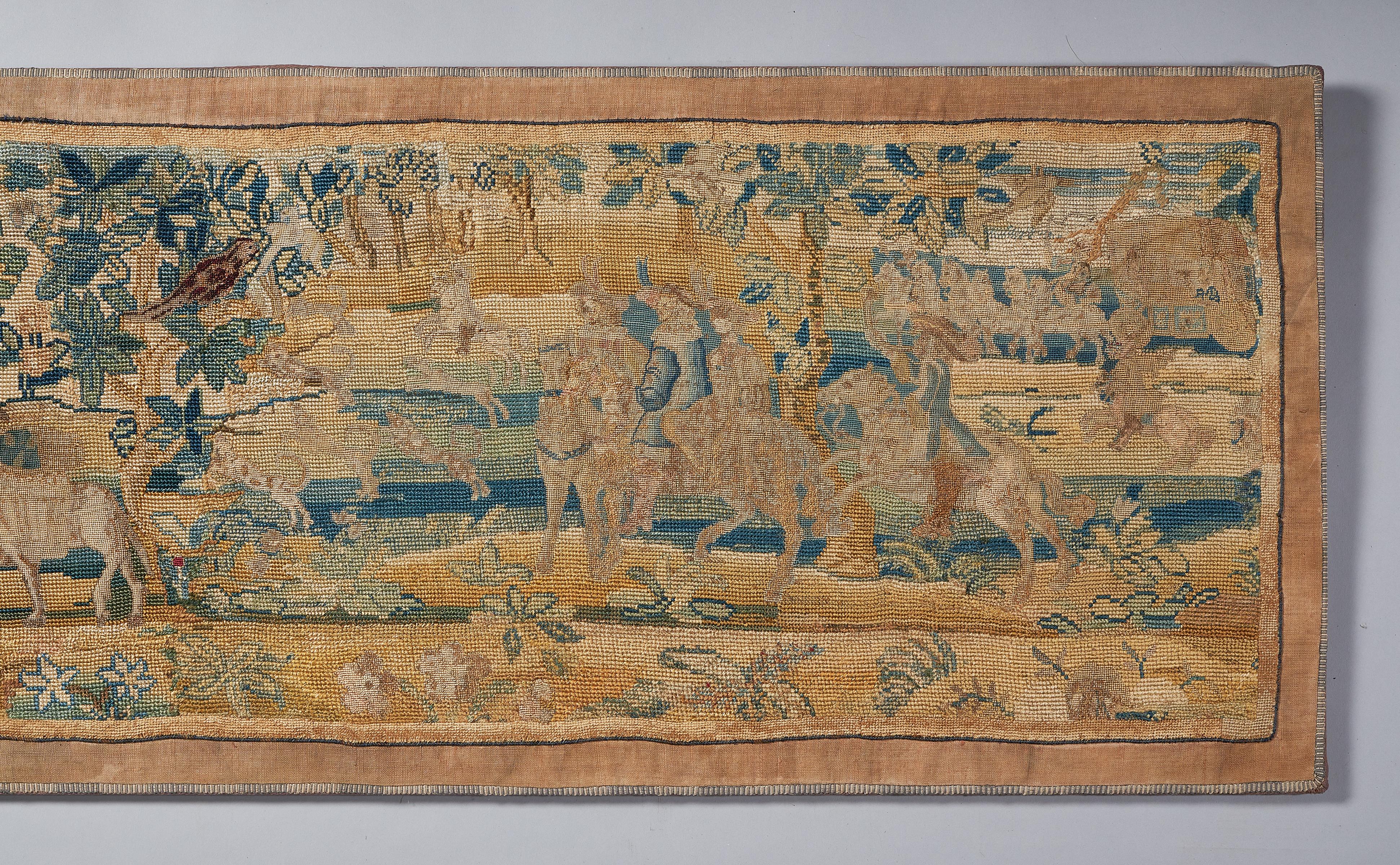 17th Century North Italian Needlework Tapestry, circa 1680 In Good Condition In Oxfordshire, United Kingdom