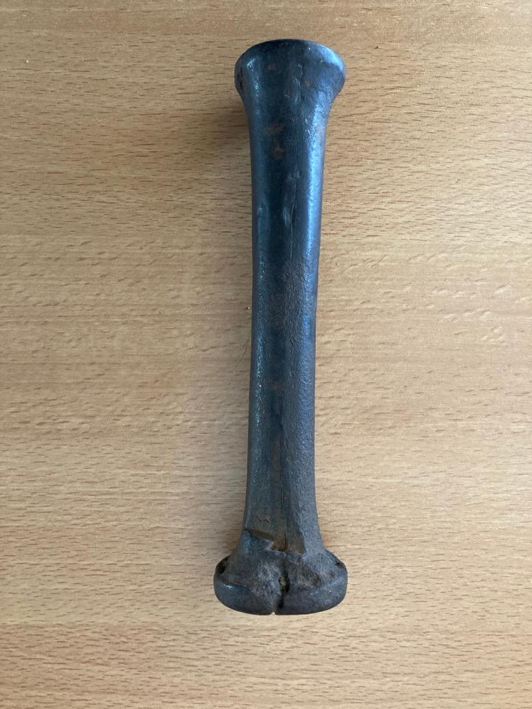 17th Century Norther European Wrought Iron Pestle, 8.5 Inches For Sale 7