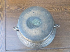 17th Century Northern Italian Bronze Mortar with Twisted Handles