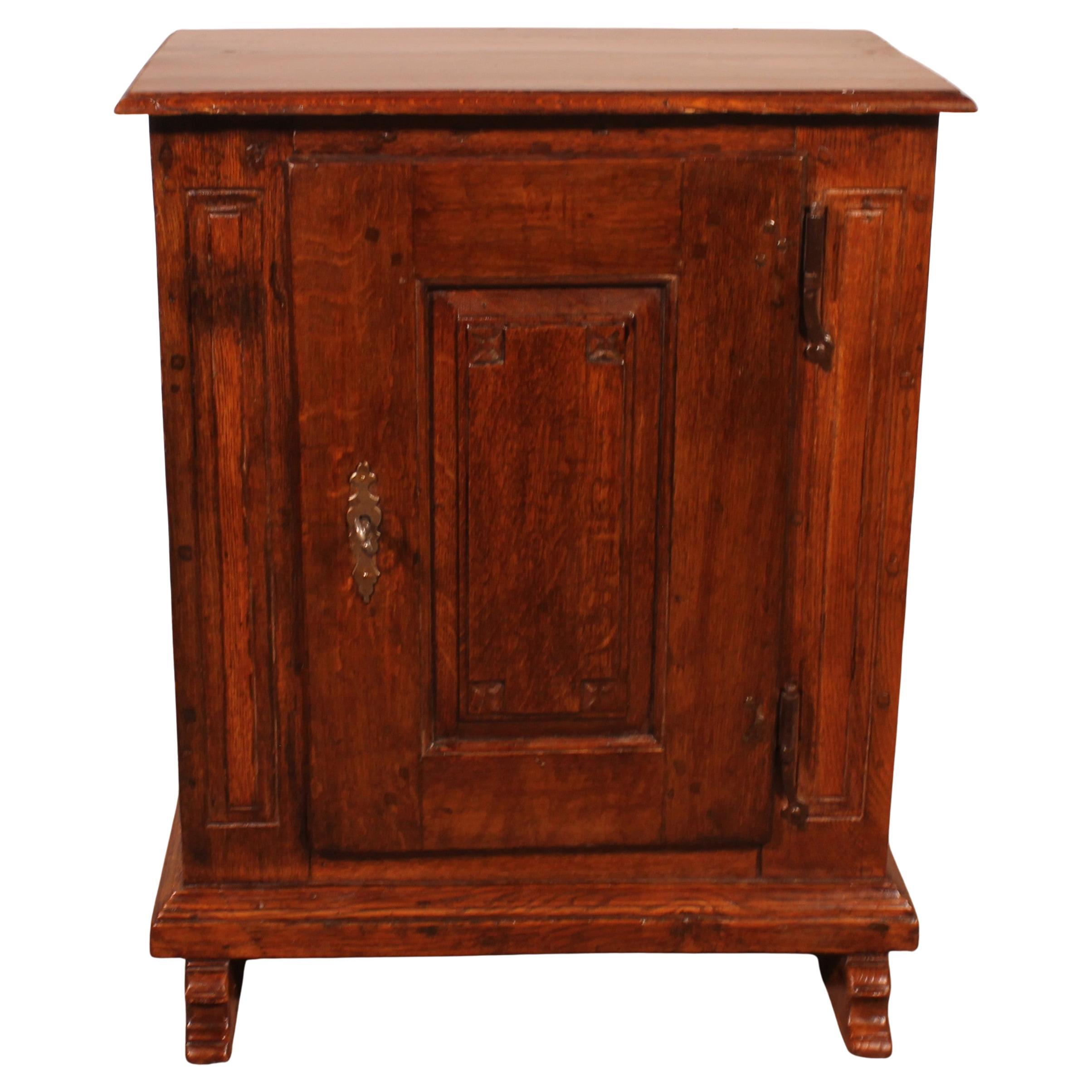 Pezzo di beghinaggio in Oak del XVII secolo