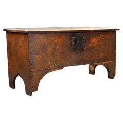Antique 17th Century Oak Coffer