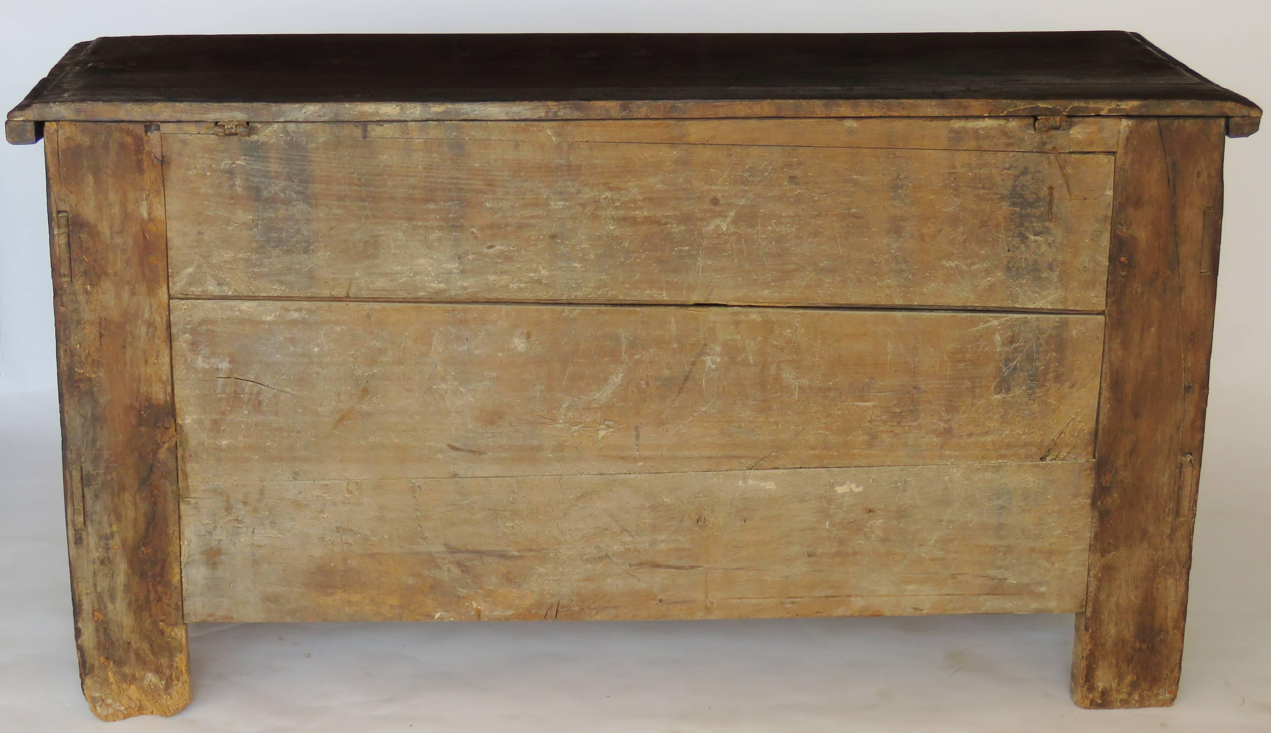 17th Century Oak Coffer, Trunk, Chest of Arms For Sale 2