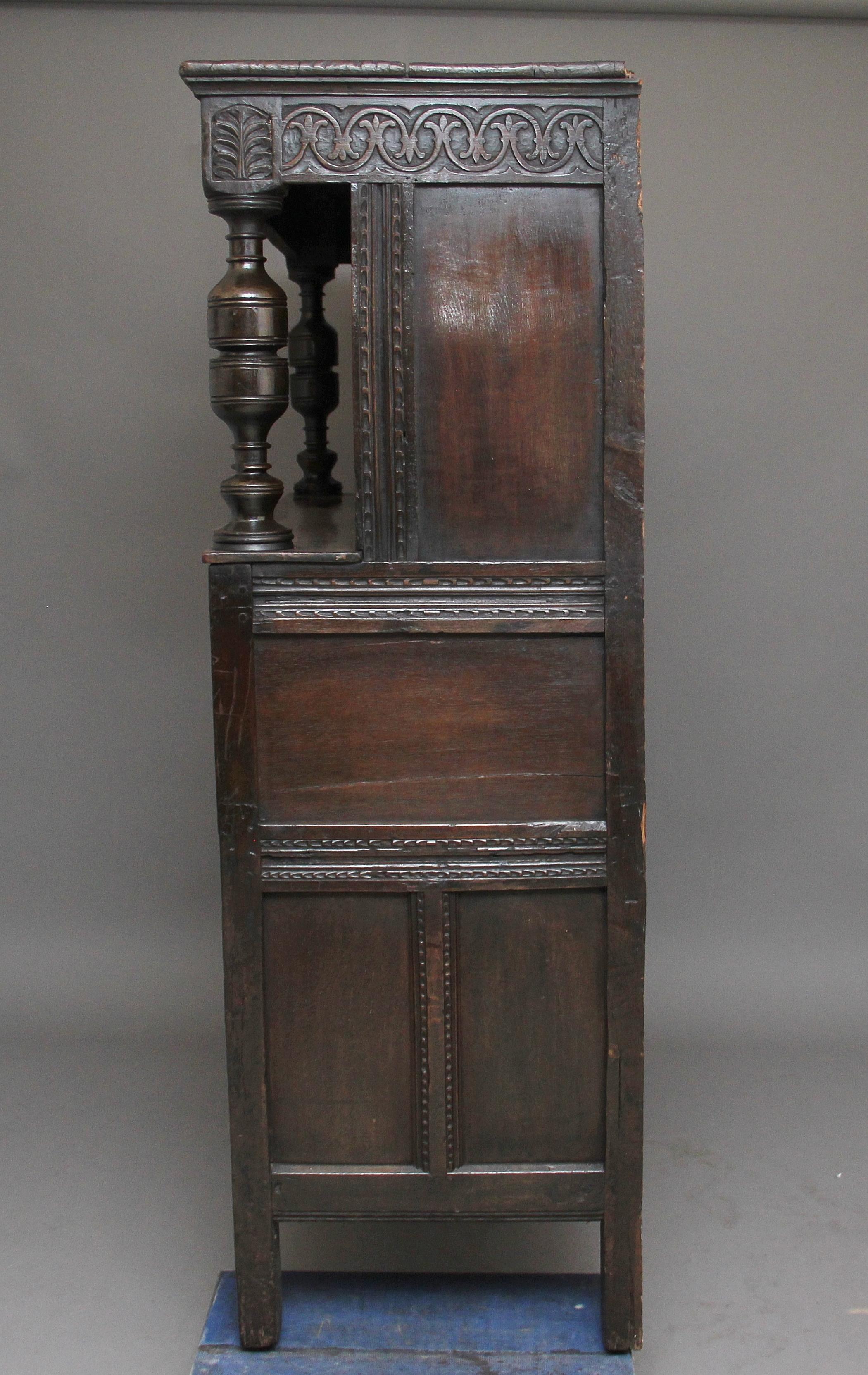 17th century court cupboard