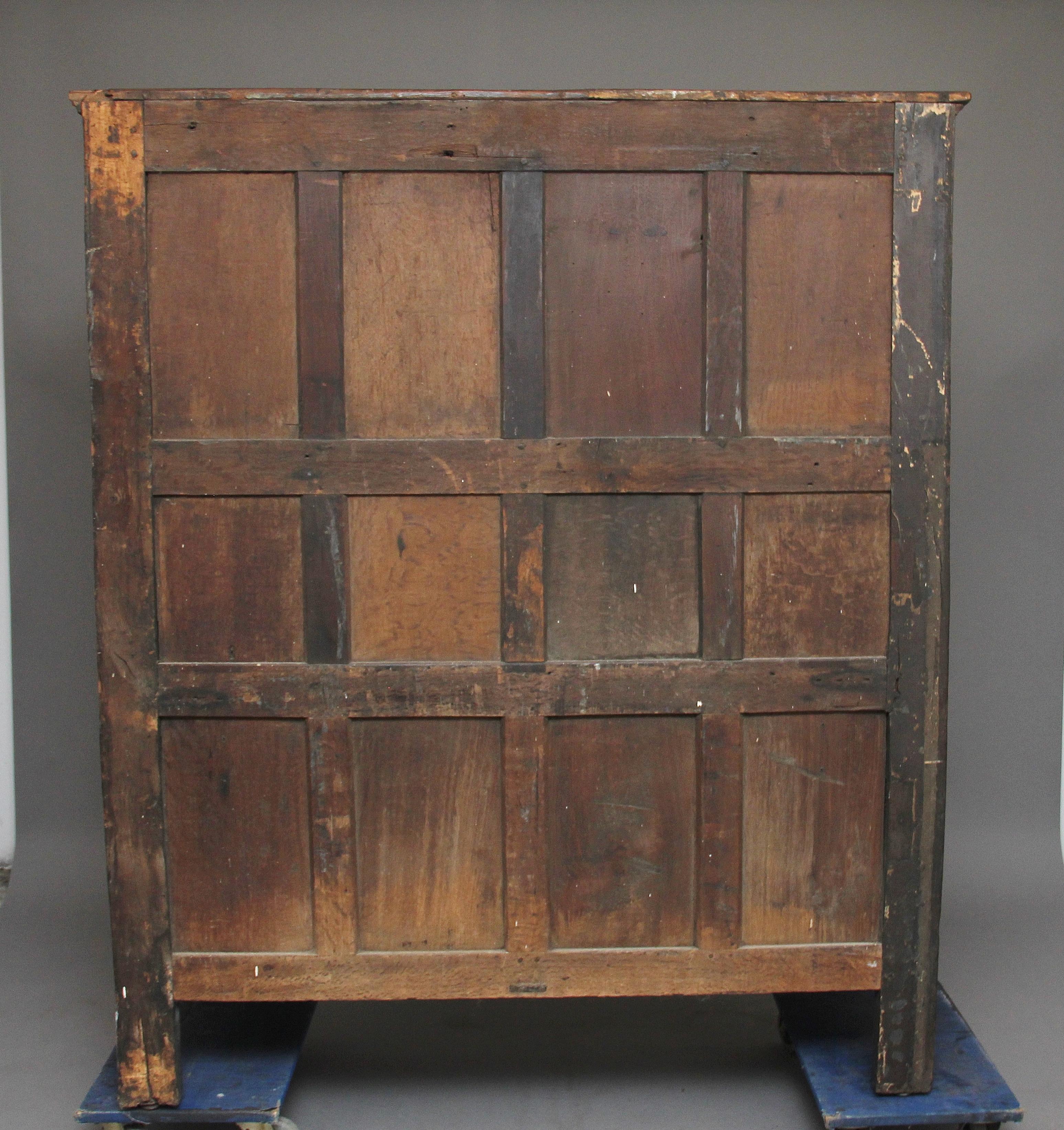 British 17th Century Oak Court Cupboard